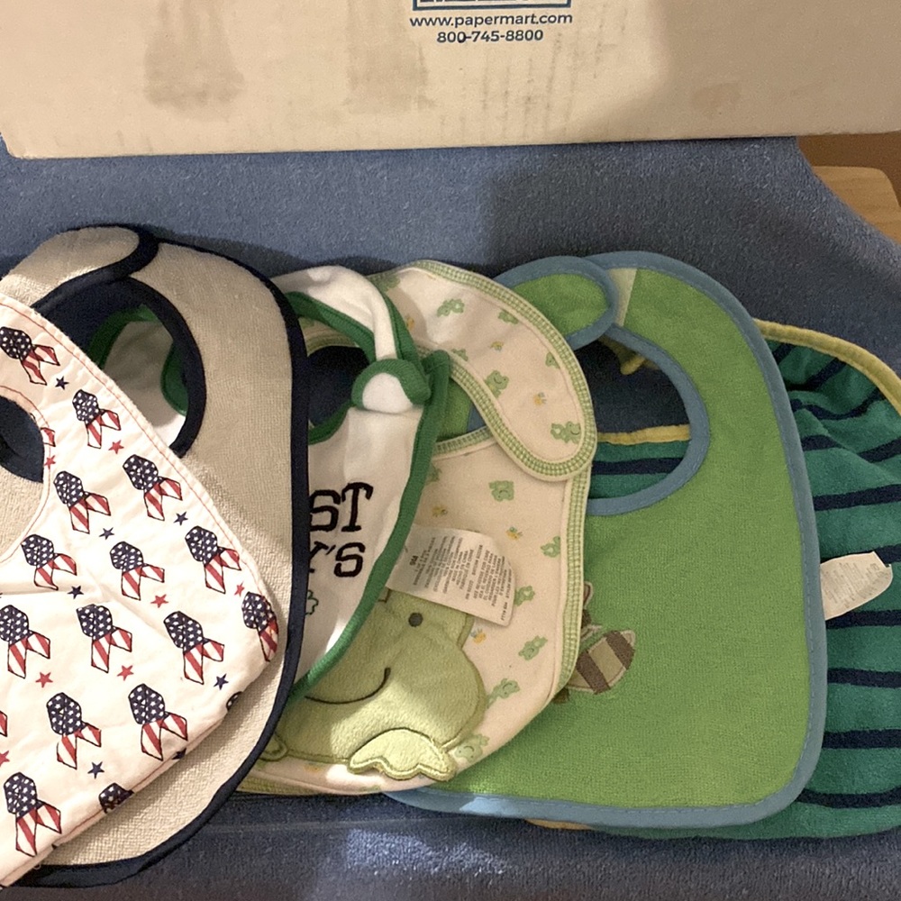 6 Baby Bibs